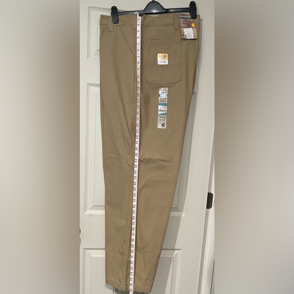 Carhartt Big & Tall Men's Relaxed Fit 5 Packet Khaki Work Jeans
